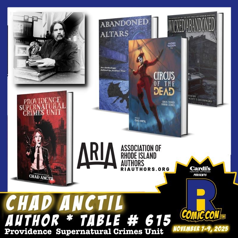 Join the Providence Supernatural Crimes Unit at Rhode Island ComicCon!